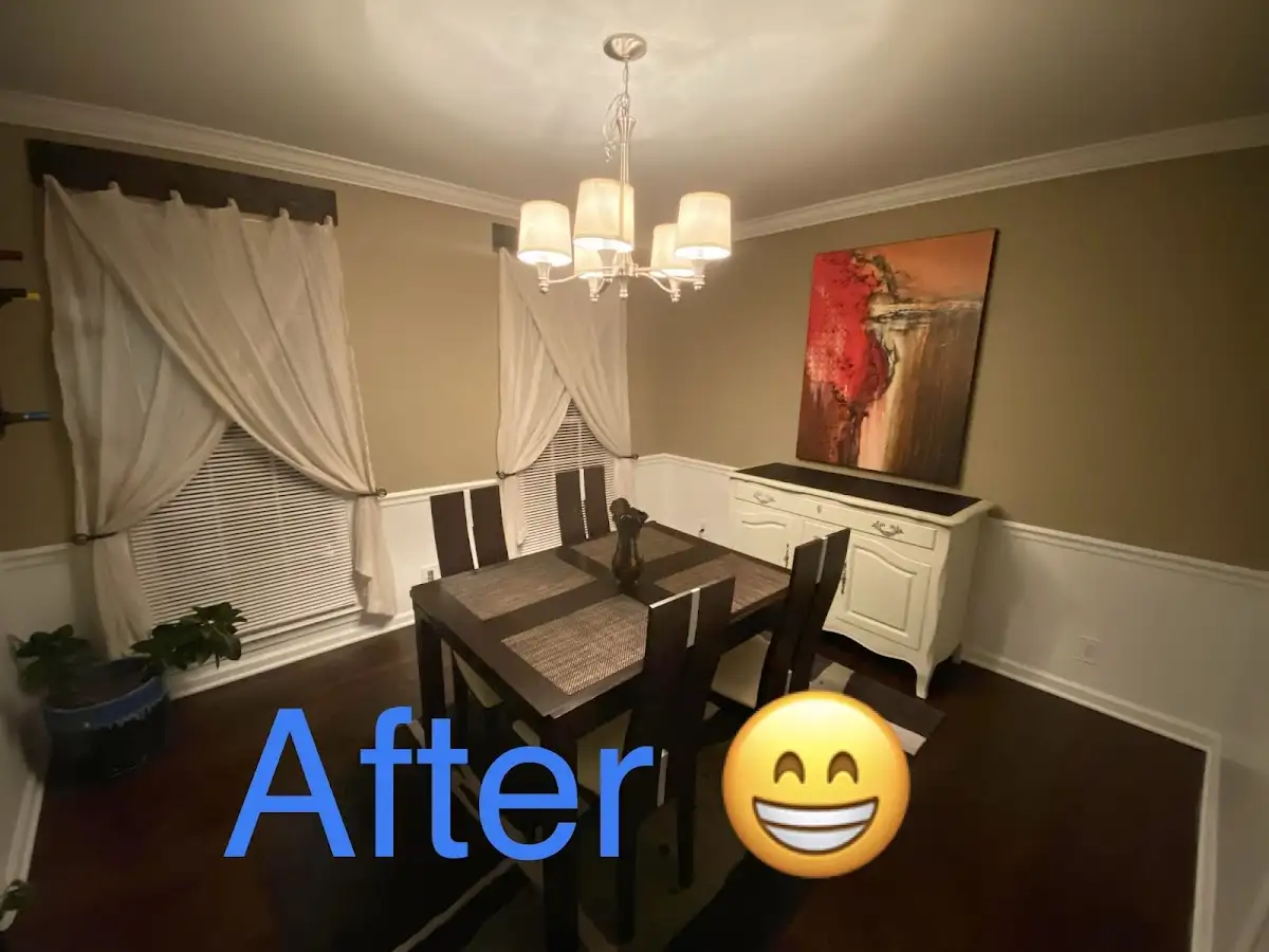 Professional dining room restoration after water damage in Lakeland